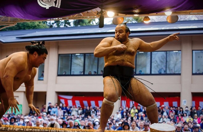 Lễ hội đấu vật sumo ở Nhật Bản