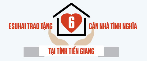 Esuhai trao tặng 6 căn nhà tình nghĩa tại tỉnh Tiền Giang